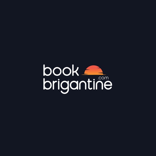 BookBrigantine.com Simple Vacation Rental Logo Design by maxu_lab™