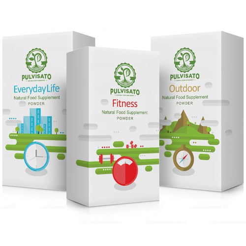 Cool packaging design for a natural food supplement ...