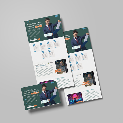 Landing page design contest entry by Rakesh Sinha