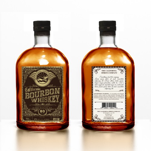 Design a retro Bourbon label Design by TheBeeDee