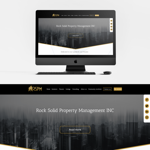 Design a Lux Property Management Website that WOWs Investors! Design by Toud 7