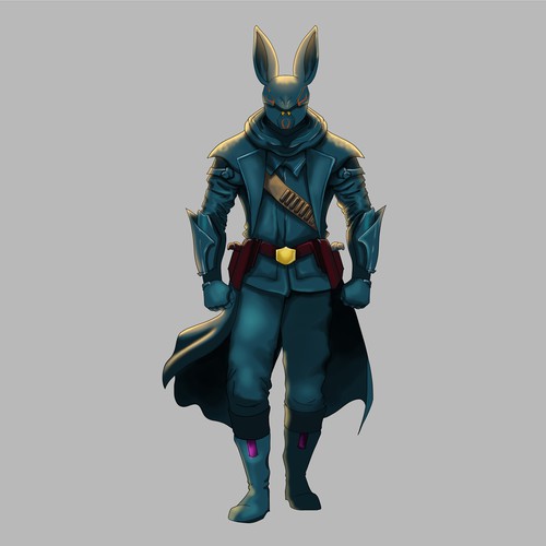 Assassin Rabbit Graphic Design by Jelita