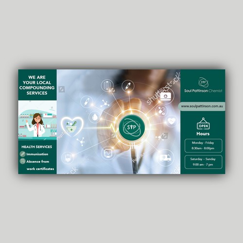 Compounding Pharmacy Signage Design von allMarv
