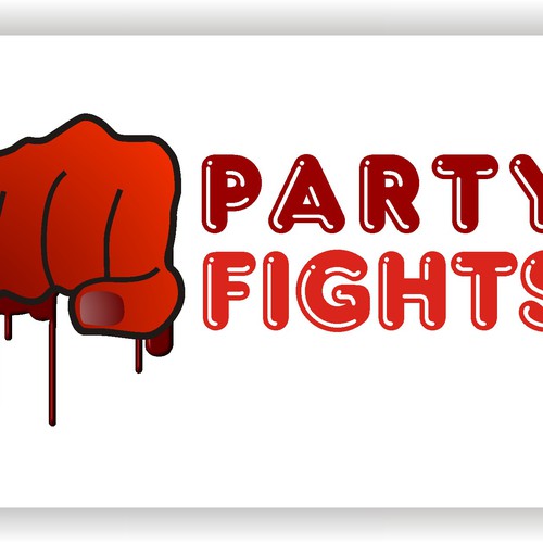 Help Partyfights.com with a new logo Réalisé par zuxrou