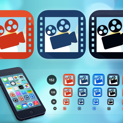 We need new movie app icon for iOS7 ** guaranteed ** Réalisé par AdrianaD.