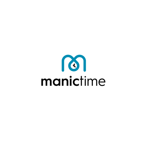 Redesign ManicTime.com logo Design by Roxana.I