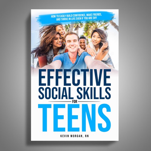 beach scene for a book cover appealing to teens Design by Mr.TK