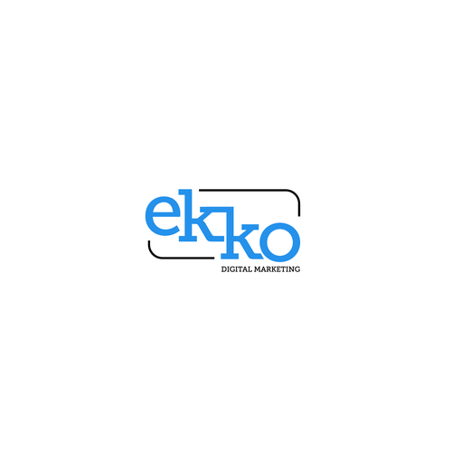 SIMPLE LOGO - ekko Letters then dm after Design by enan+grphx