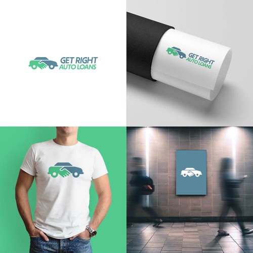 Get Right Auto Loans Logo Design by pixelamazers