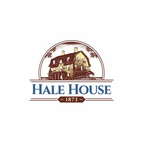 Historic and Famous Hale House Logo Design Design by Adam Anggriawan