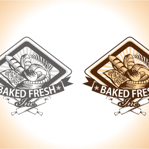 logo for Baked Fresh, Inc. Design por yuliART