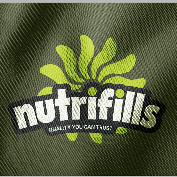 Nutrifills – Organic Supplement Brand Logo Design