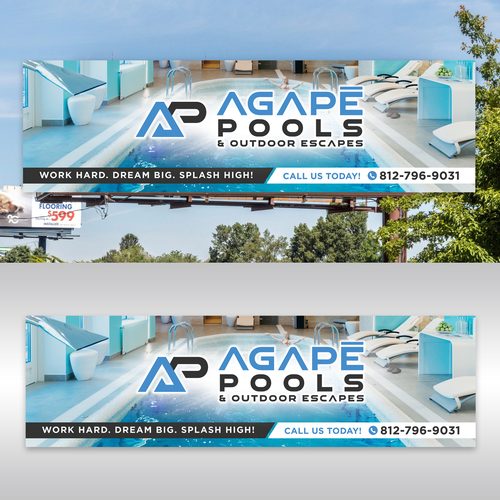 POOL AND OUTDOOR LIVING BILLBOARD DESIGN Design by jhenniii