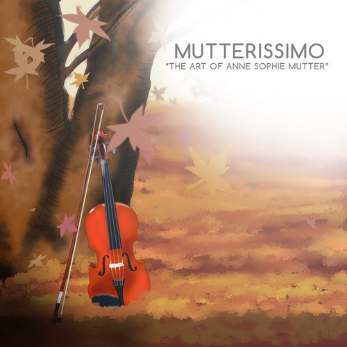 Illustrate the cover for Anne Sophie Mutter’s new album Design by Fireflies