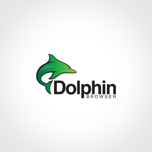 New logo for Dolphin Browser Réalisé par DominickDesigns