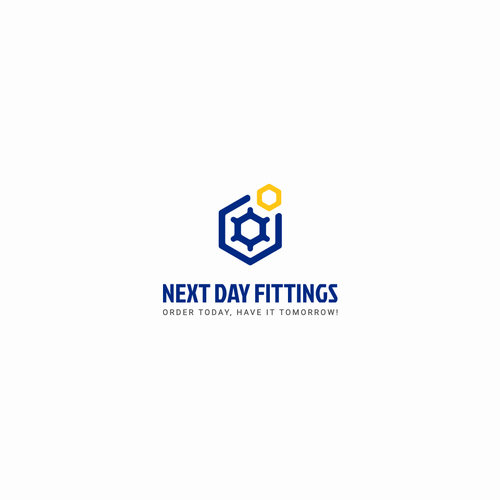 Logo for new Industrial Fittings and Hose company Design by Design Nation Inc