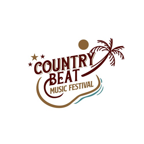 Iconic logo for iconic event for country music festivals in Florida Design by nindadian