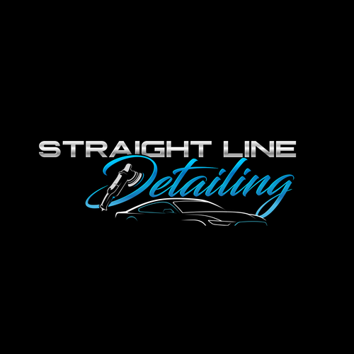 Straight Line Detailing needs a creative logo that pops! | Logo design ...