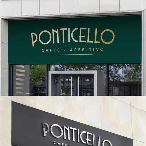 Design a logo for italian cafe in frankfurt/germany Design por desi9nart