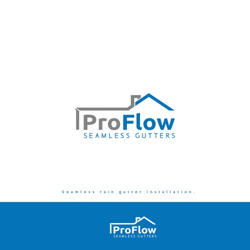 Powerful and Recognizable Seamless Gutter Design Diseño de Pjvsan