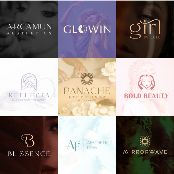Cosmetic and Beauty logo collection 