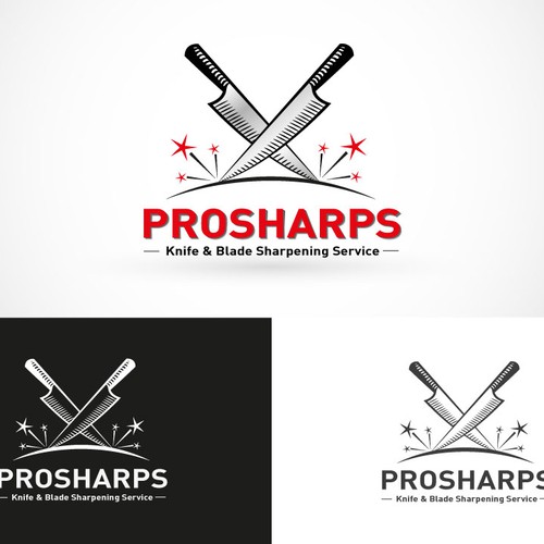"ProSharps" Knife & Blade Sharpening Service Contest Design by Medsen Media