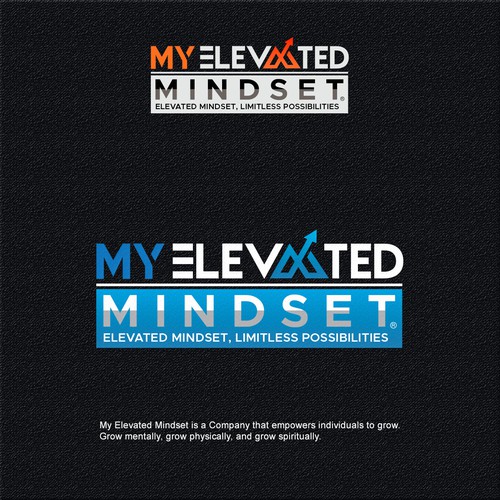 Design a powerful logo that will be seen globally by those who want to elevate their mindset! Design by studioONE
