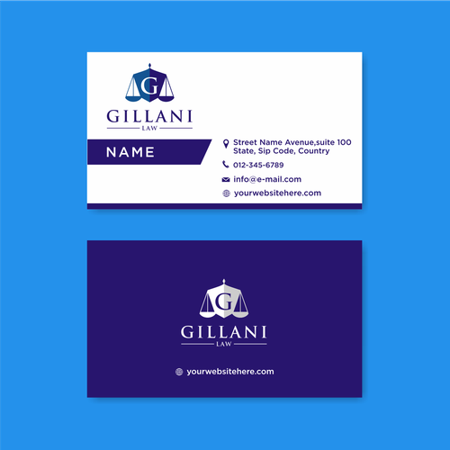 Gillani Law Firm Design by Rose85