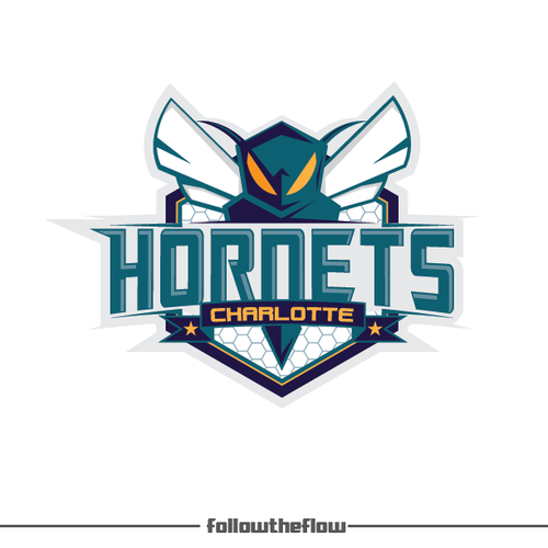 Community Contest: Create a logo for the revamped Charlotte Hornets! Ontwerp door followtheflow