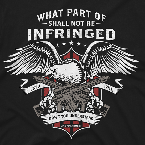 *GUARANTEED WINNER* 2nd Amendment Shirt - Patriotic Design by iamyuan