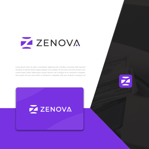 Zenova Logo: Revolutionary suite of health and wellness mobile apps Diseño de rk43_lab