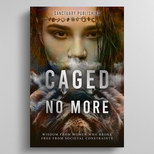 Bold and untamed book cover design wanted! Design by Danitza