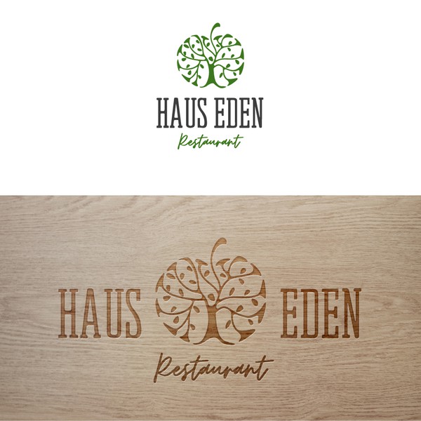 Logo design for a restaurant specializing in healthy food  in the form of sustainability and dietary cooking