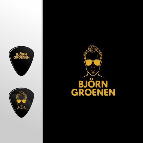 GUITAR PICK DESIGN PROFESSIONAL ARTIST Design by gin464