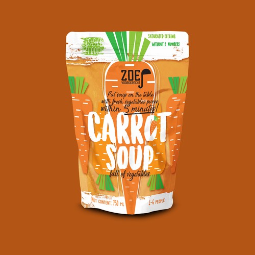 Modern / trendy soup packaging! Diseño de RUDI STUDIO