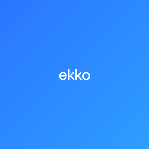 SIMPLE LOGO - ekko Letters then dm after Design by GIRMEN