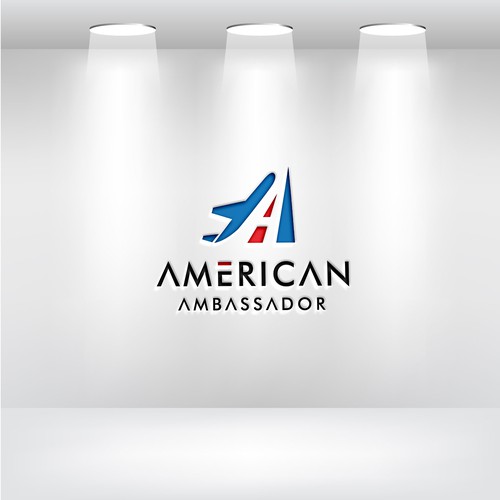 A travel based logo for videos about visiting the US Réalisé par design canvas