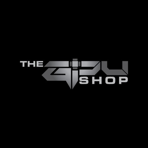 Create a futuristic logo for "The GPU Shop" Design by marcomotion