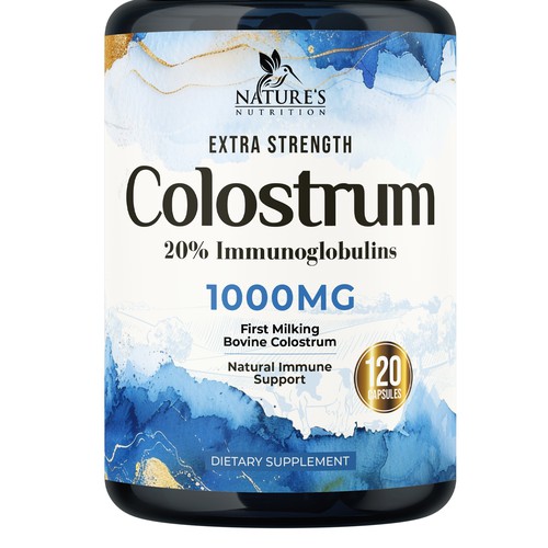 Powerful, Colostrum Design Needed for Nature's Nutrition Design by UnderTheSea™
