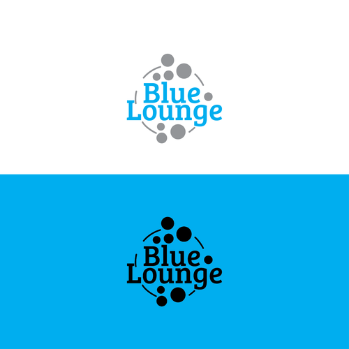 Blue lounge makeover Design by NINA GRAPHIX