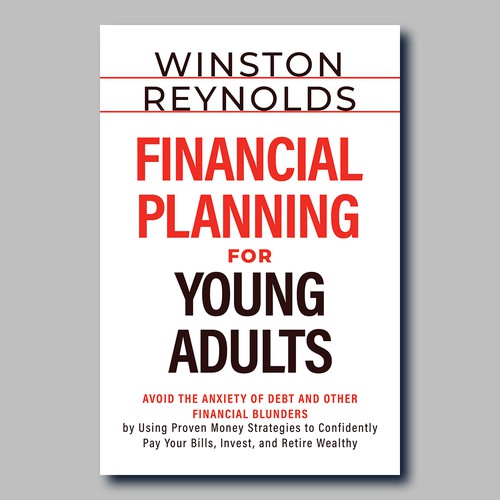 Unique finance book cover that appeals to young adults Design by EXedits