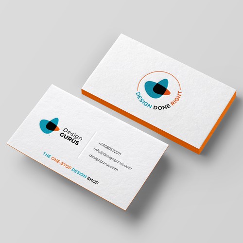 Business Card for DesignGurus.com Design by Birendra Chandra Das