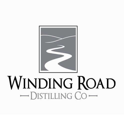 Designs | Winding Road Distilling Co. needs an awesome logo! | Logo ...