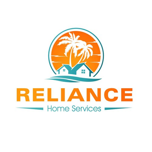 Logo for Reliable and Trustworthy Home Services Company Located on the Beach Design by NOSHA bizsol