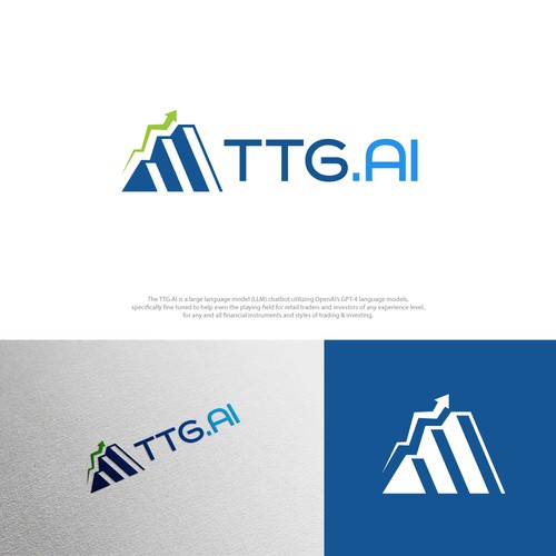 AI Financial Technology Logo Design by CreCreature