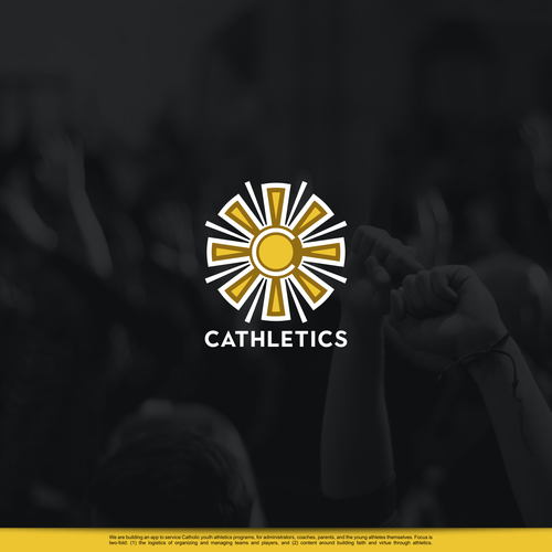 App branding: Christian Faith + Youth Athletics Design by DC | DesignBr