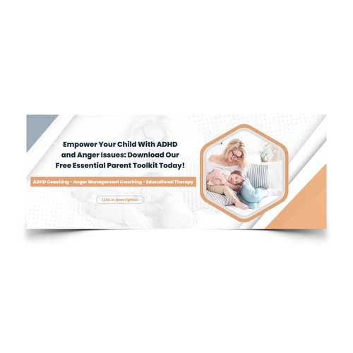 Design a FB cover for Empower Your Child With ADHD and Anger Issues:  Download Our Essential Parent Design by AEI™