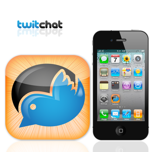 Create iOS App Icon for TwitChat™ for Twitter  Design by SK & Associates