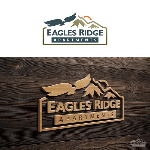 Eagles Ridge Apartments refreshed brand / logo Design by mikule