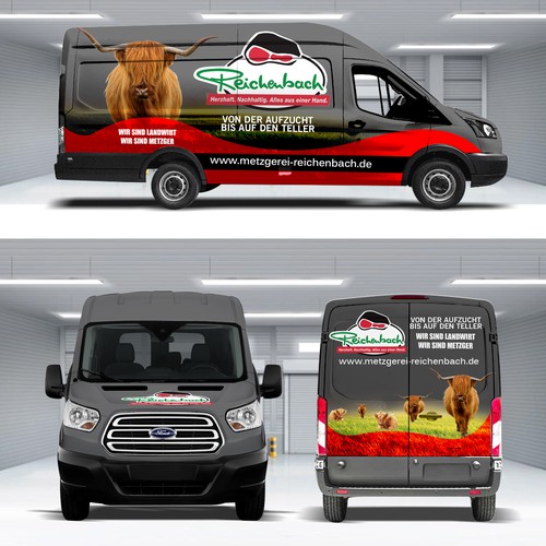 Enviroment friendly Butcher Car Design Design by Tanny Dew ❤︎